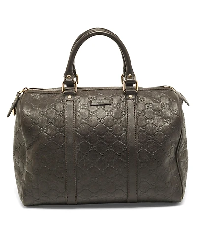 Pre-Owned Gucci Women's Joy Medium Guccissima Leather Boston Bag