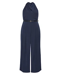 City Chic Women's Clara Halter Wide Leg Jumpsuit
