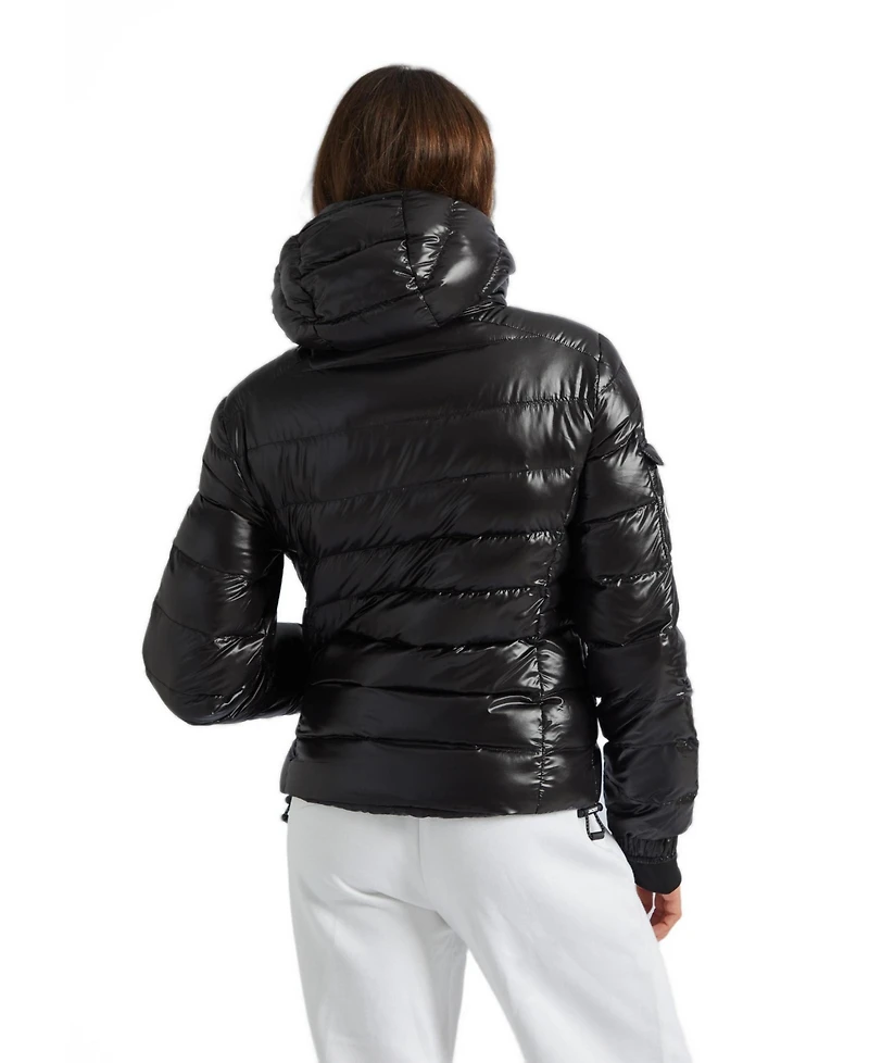 JACK1T Women's Quilted Hooded Puffer Jacket