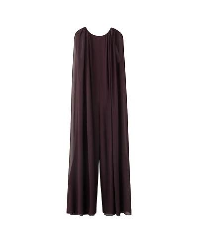Mango Women's Cape And Slits Jumpsuit