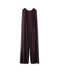 Mango Women's Cape And Slits Jumpsuit