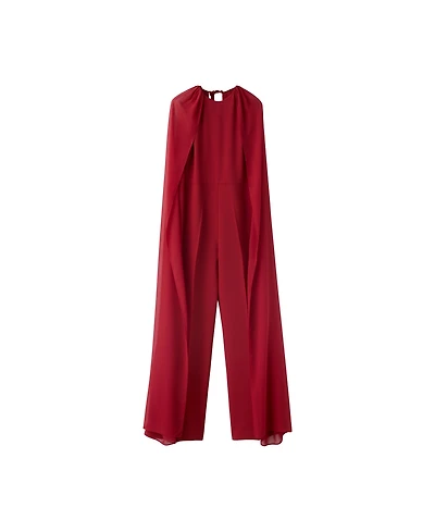 Mango Women's Cape And Slits Jumpsuit