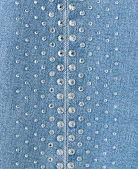 Mango Women's Sparkly Wide-Leg Jeans