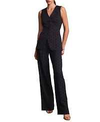 Mint Velvet Women's Polka Dot Longline Waistcoat