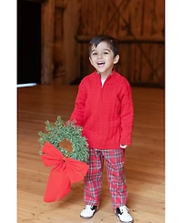Florence Eiseman Boys' 4-20 Tartan Plaid Holiday Pants
