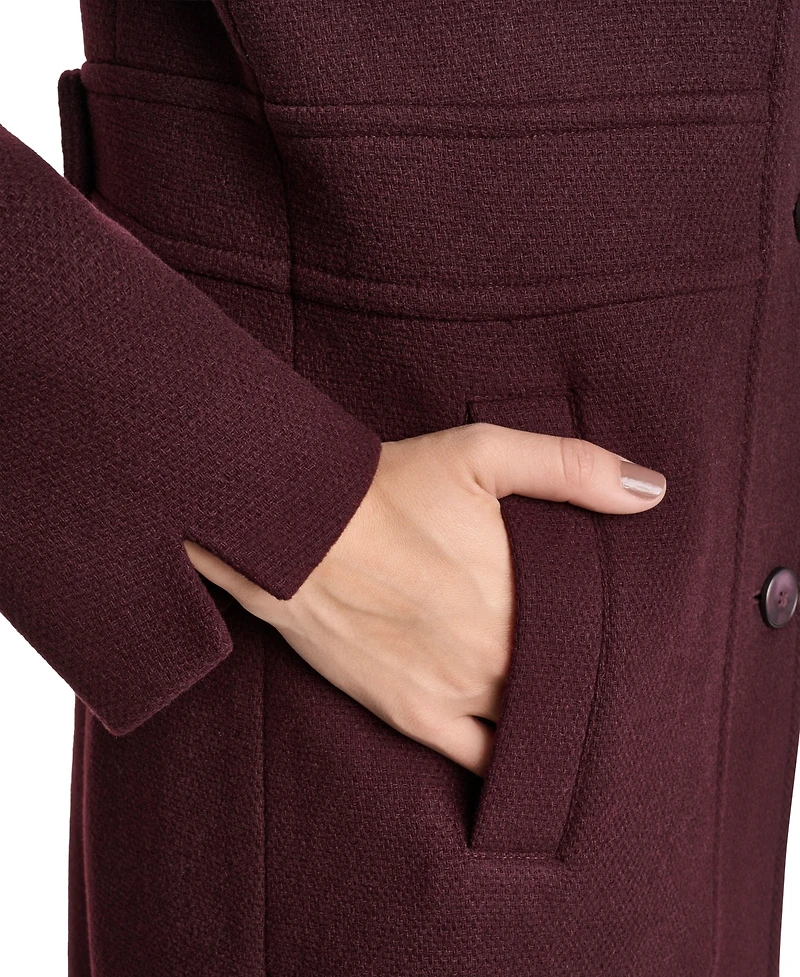 Andrew Marc Women's Emmeline Wool-Blend Belted Slim Coat
