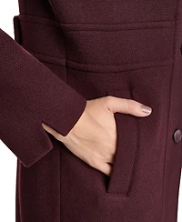 Andrew Marc Women's Emmeline Wool-Blend Belted Slim Coat