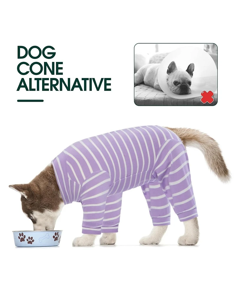 Long Sleeve Post-Surgery Recovery Suit and Onesie for Dogs