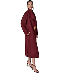 Donna Karan New York Women's Wool-Blend Oversized Coat