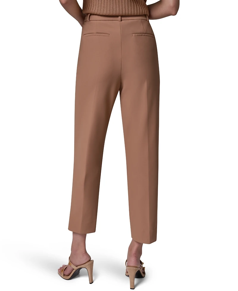 Donna Karan New York Women's Straight-Leg Flat-Front Pants