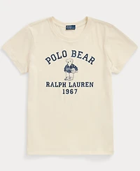 Polo Ralph Lauren Women's Polo Bear Cotton Jersey Tee