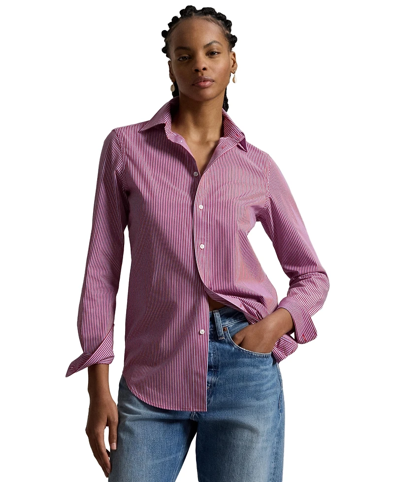 Polo Ralph Lauren Women's Stretch Slim Fit Cotton Shirt