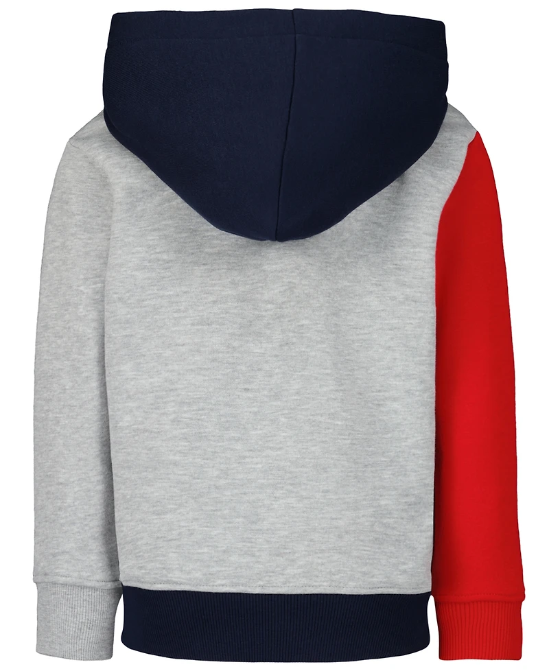 Tommy Hilfiger Boys' 4-20 Multi Mascot Graphic-Print Kangaroo-Pocket Zip Hoodie