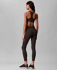 Calvin Klein Performance Women's Icon Sport 7/8 Snake-Print High-Rise Leggings