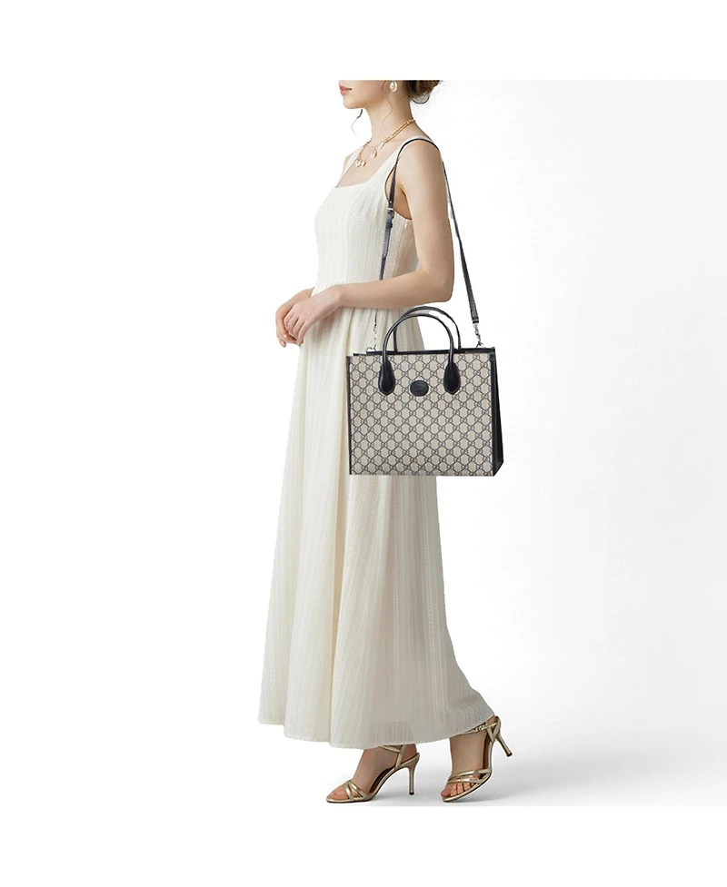 Pre-Owned Gucci Women's Coated Canvas Tote Bag