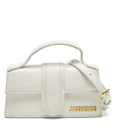Pre-Owned Jacquemus Women's Le Bambino Mini Leather Top Handle Bag