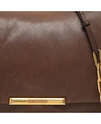 Pre-Owned Miu Miu Women's Frame Leather Chain Shoulder Bag