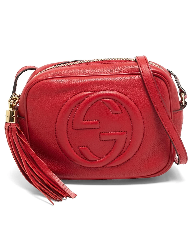 Pre-Owned Gucci Women's Soho Disco Leather Camera Crossbody Bag
