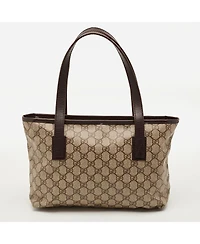 Pre-Owned Gucci Bamboo Shopper Leather Tote