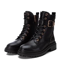 Xti Women's Casual Leather Combat Booties Carmela Collection