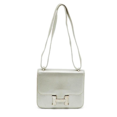 Pre-Owned Herme Leather Shoulder Bag