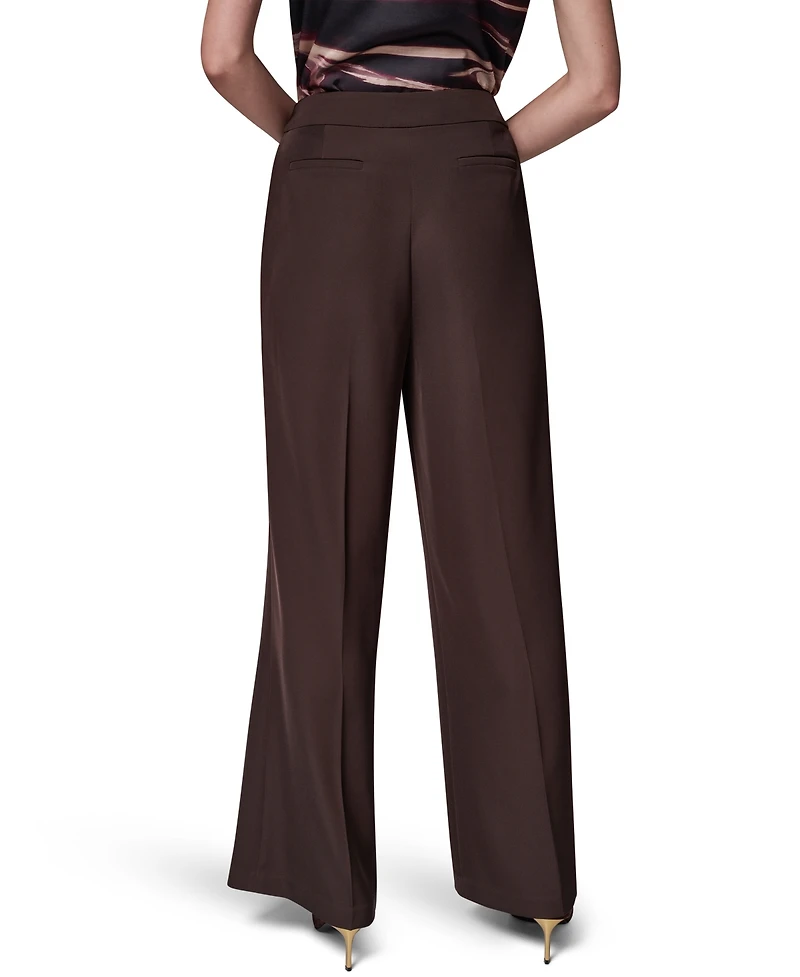 Donna Karan New York Women's High-Waisted Wide-Leg Pants