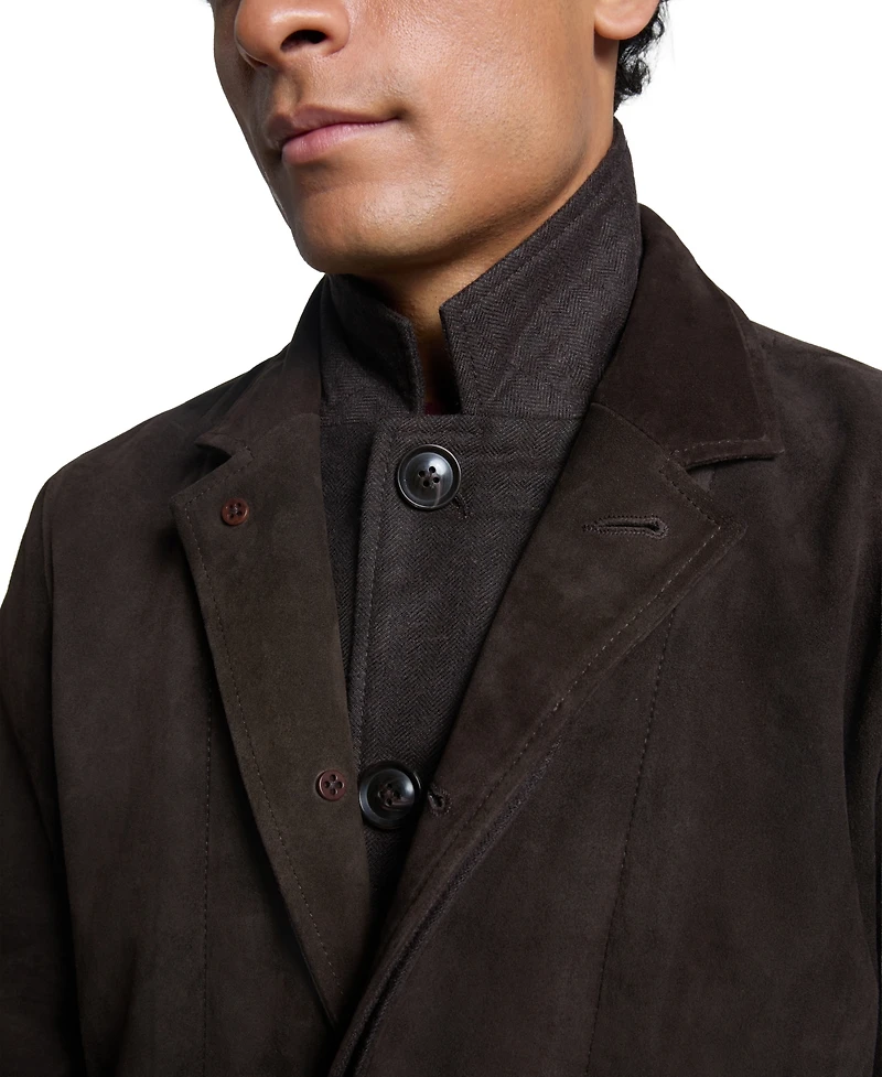 Ted by Baker Men's Suede Modern-Fit Blazer
