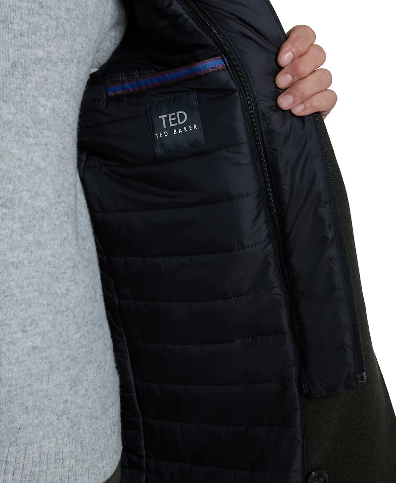Ted by Baker Men's Modern-Fit Peacoat