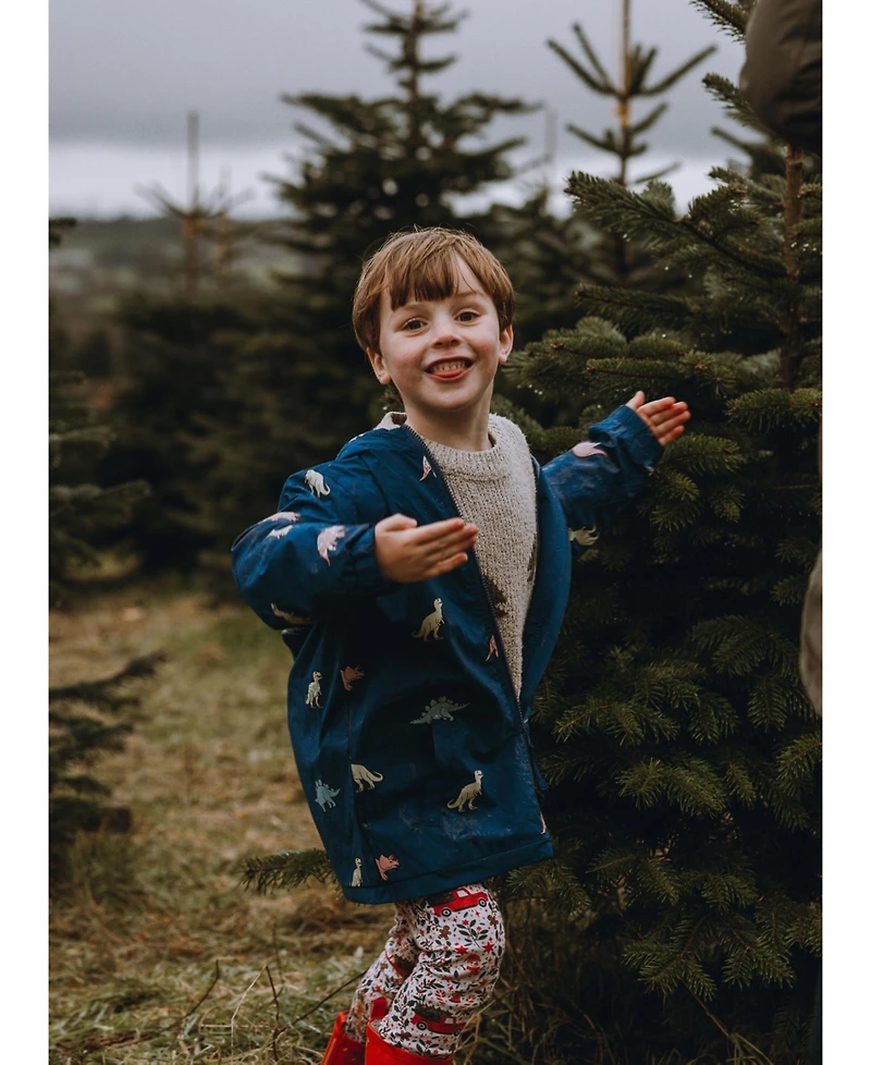 Holly and Beau Boys Color Changing Hooded Raincoat