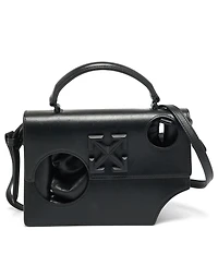 Pre-Owned Off-White Women's Jitney 1.4 Leather Top Handle Satchel