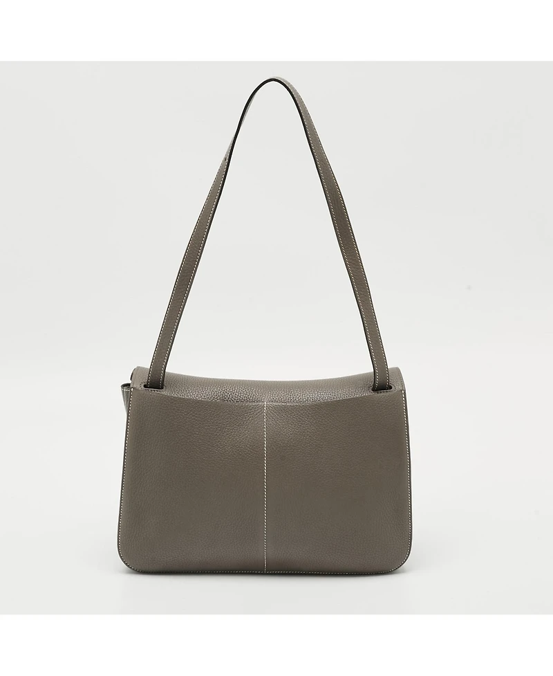 Pre-Owned Hermes Women's Saut Barenia Leather Shoulder Bag