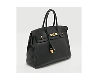Pre-Owned Hermes Women's Birkin 35 Gold Finish Fjord Leather