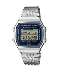 Casio Men's Silver-Tone Stainless Steel Watch 37.9mm