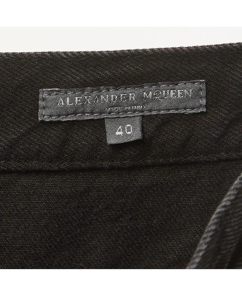Pre-Owned Alexander Mcqueen Women's Denim Embellished Jeans