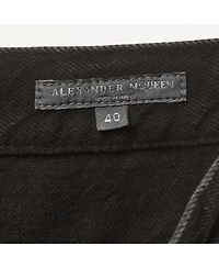 Pre-Owned Alexander Mcqueen Women's Denim Embellished Jeans