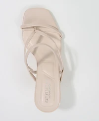 Berness Lili Strappy Thong Kitten Heel Sandals