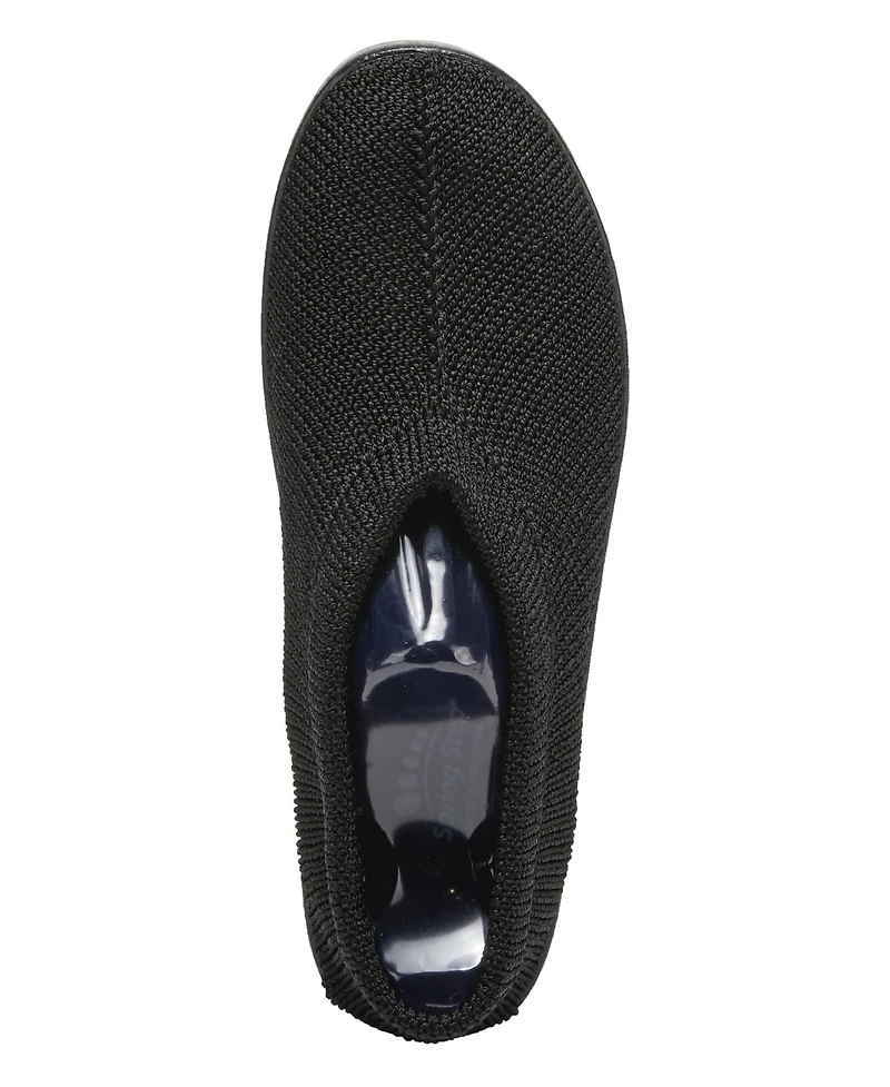 Spring Step Women's Slip-On Shoe with Knit Upper