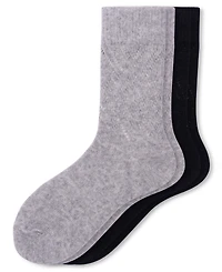 Hue Women's Pointelle Argyle Boot Socks, 2-Pack