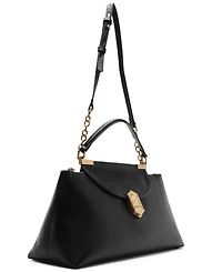 Arezzo Everly Leather Large Satchel Handbag
