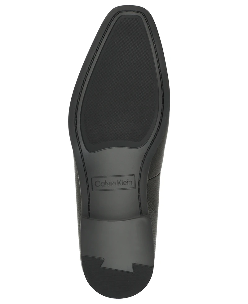 Calvin Klein Men's Cofern Slip-On Leather Moc-toe Loafer