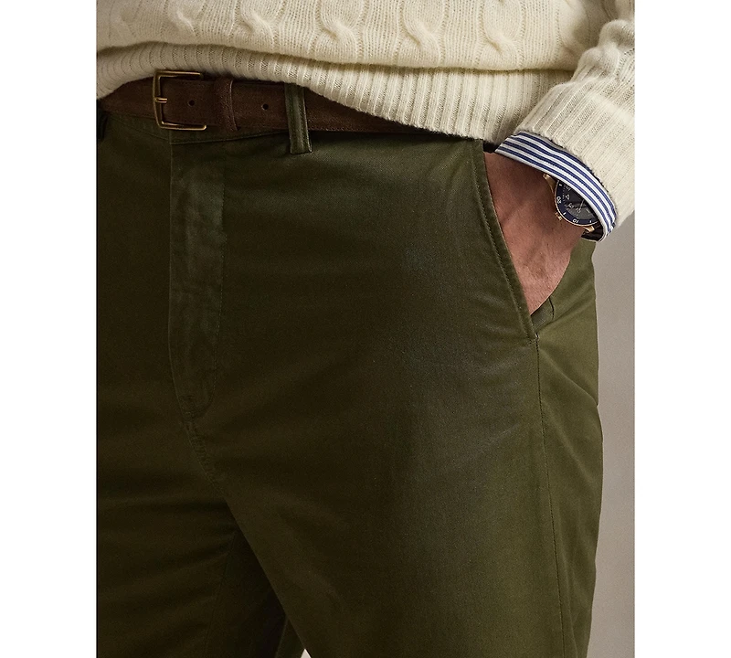Polo Ralph Lauren Men's Big & Tall Stretch Classic Fit Washed Chino Pants
