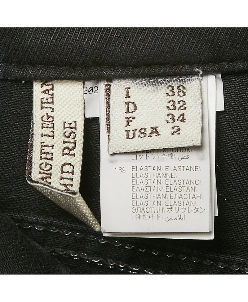 Pre-Owned Brunello Cucinelli Women's Straight-Leg Mid-Rise Denim Jeans