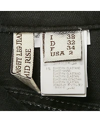 Pre-Owned Brunello Cucinelli Women's Straight-Leg Mid-Rise Denim Jeans