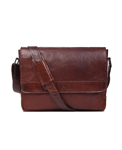 Polaris Leather Messenger Bag