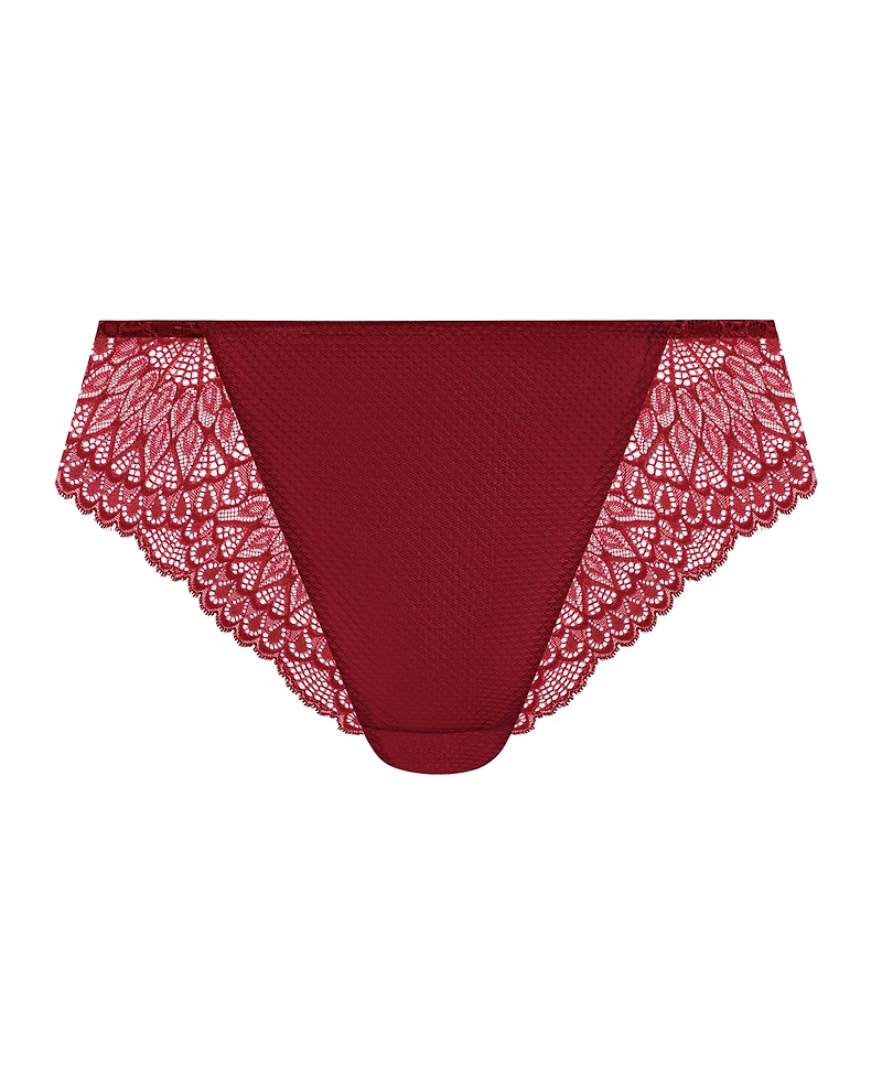 Elomi Plus Size Lace High-Waist Tiernie Thong
