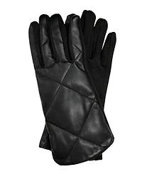 Marcus Adler Cross Stitch Leather Gloves