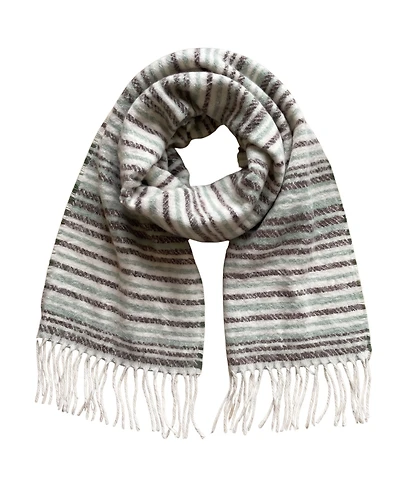 Marcus Adler Stripe Tassel Scarf