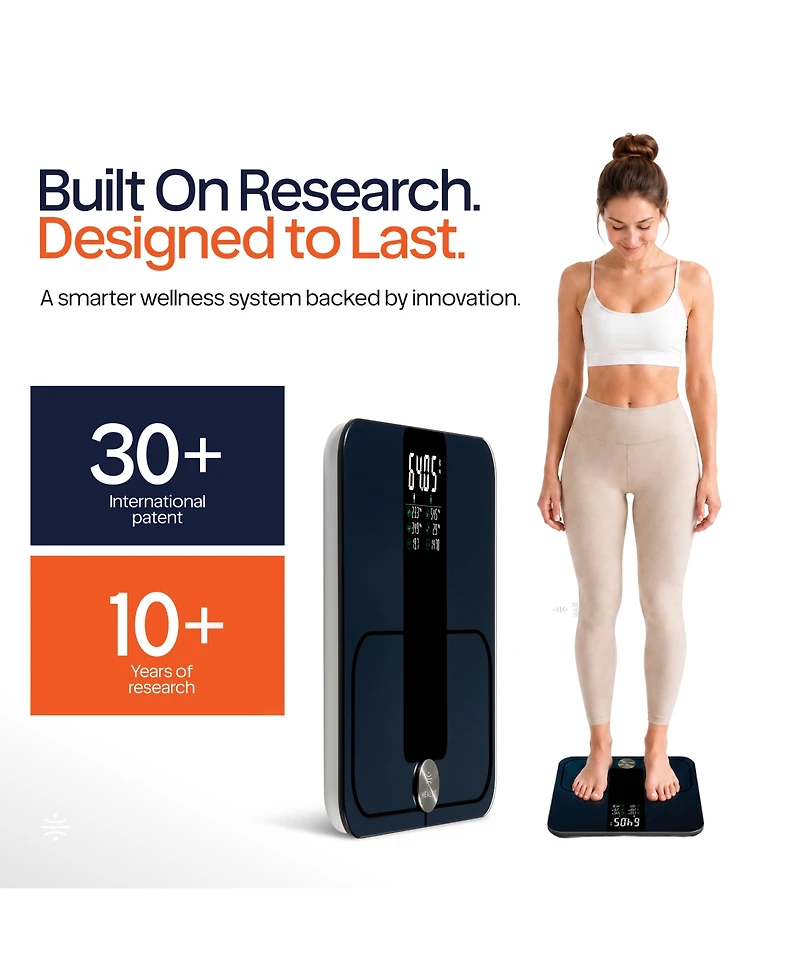 Healbe Automatic Calorie Intake Smart Band Healbe GoBe U and Healbe Smart Floor Scale with Body Composition Analysis