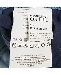 Pre-Owned Versace Women's Jeans Couture Logo Print Denim Skinny Jeans