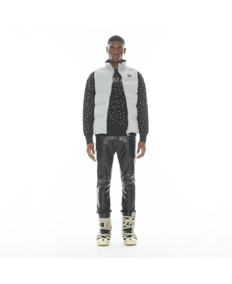 Hvman Chosen To Prevail x Cult Men's Nylon Puffer Illumination Vest